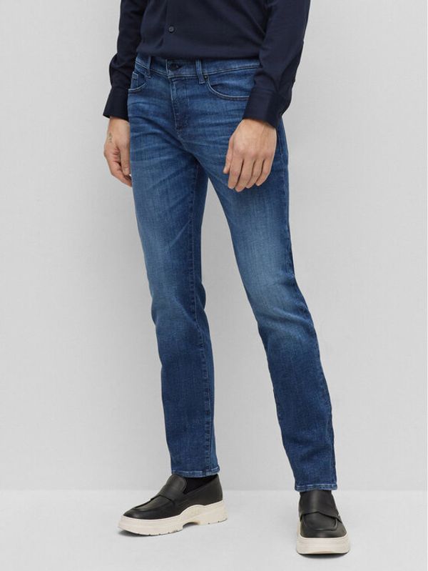 Boss Boss Jeans hlače 50490518 Modra Slim Fit