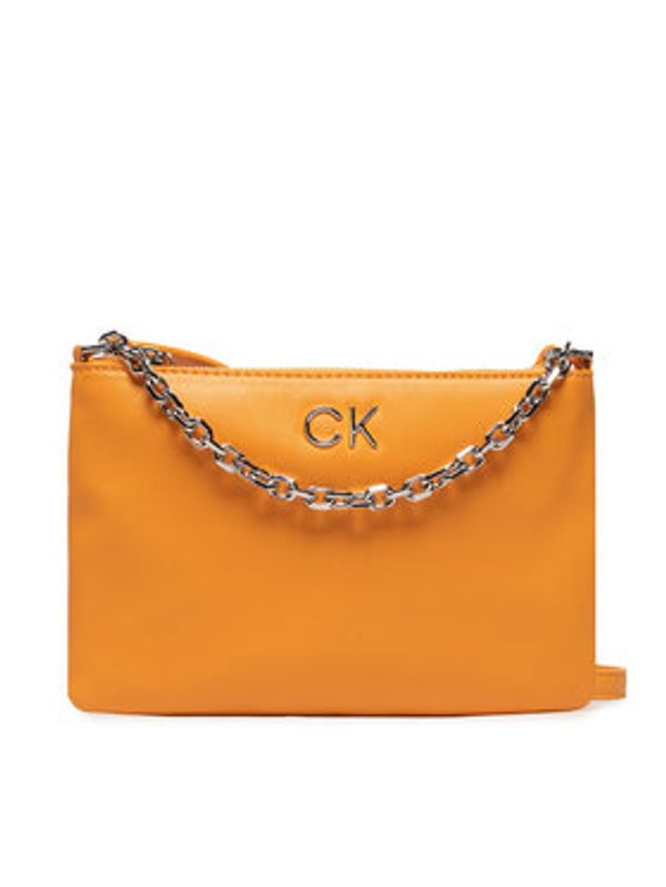 Calvin Klein Jeans Calvin Klein Jeans Ročna torba Re Lock Ew Crossbody W Chain K60K609115 Oranžna