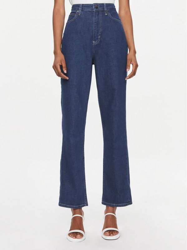 Calvin Klein Calvin Klein Jeans hlače K20K206576 Mornarsko modra Relaxed Fit
