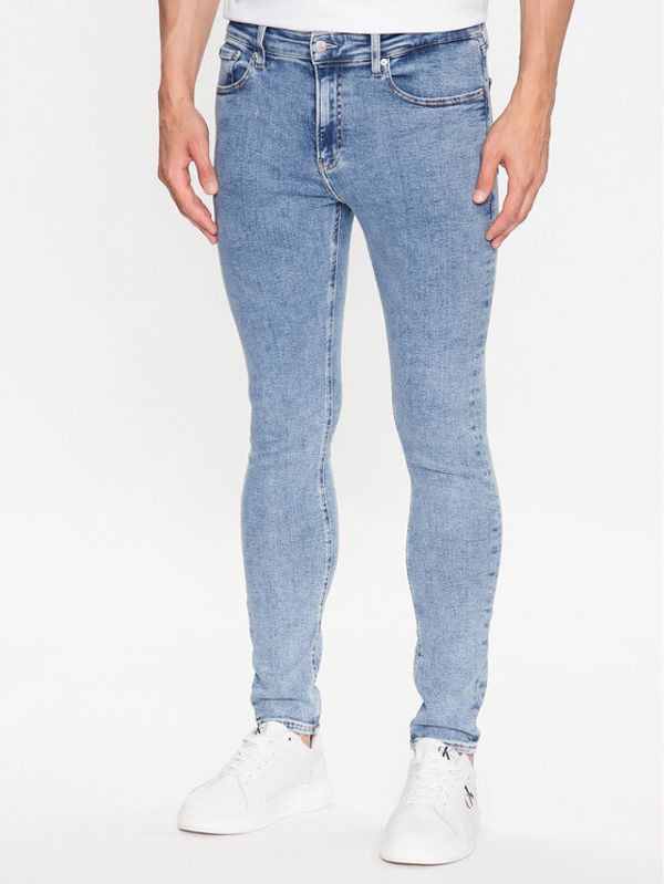 Calvin Klein Jeans Calvin Klein Jeans Jeans hlače J30J323352 Modra Super Skinny Fit
