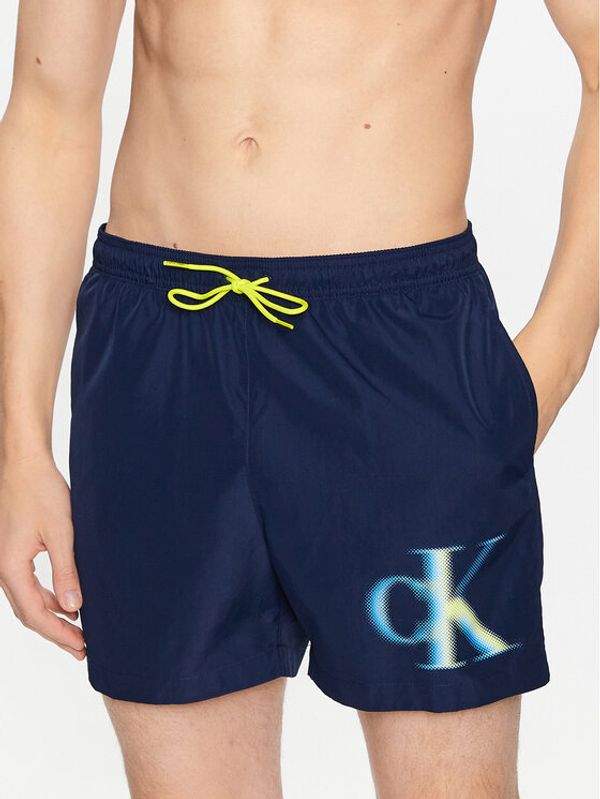Calvin Klein Swimwear Calvin Klein Swimwear Kopalne hlače KM0KM00800 Mornarsko modra Regular Fit