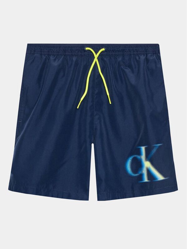Calvin Klein Swimwear Calvin Klein Swimwear Kopalne hlače KV0KV00028 Mornarsko modra Regular Fit