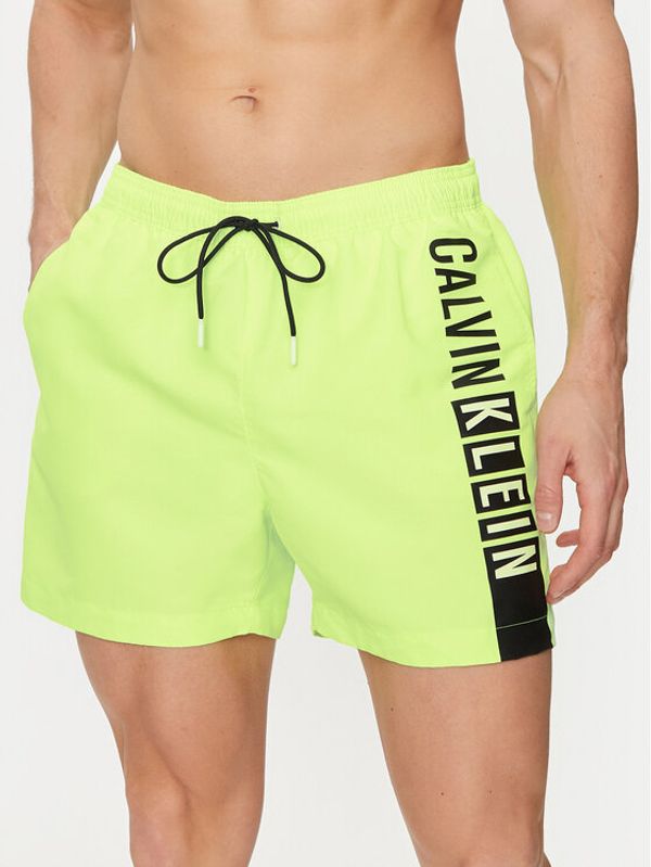 Calvin Klein Swimwear Calvin Klein Swimwear Kopalne hlače KM0KM00991 Zelena Regular Fit