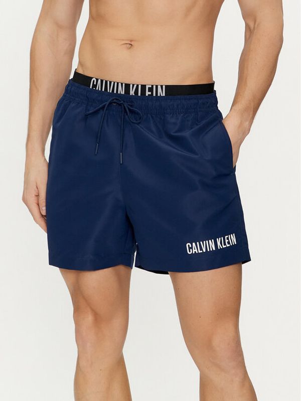 Calvin Klein Swimwear Calvin Klein Swimwear Kopalne hlače KM0KM00992 Mornarsko modra Regular Fit