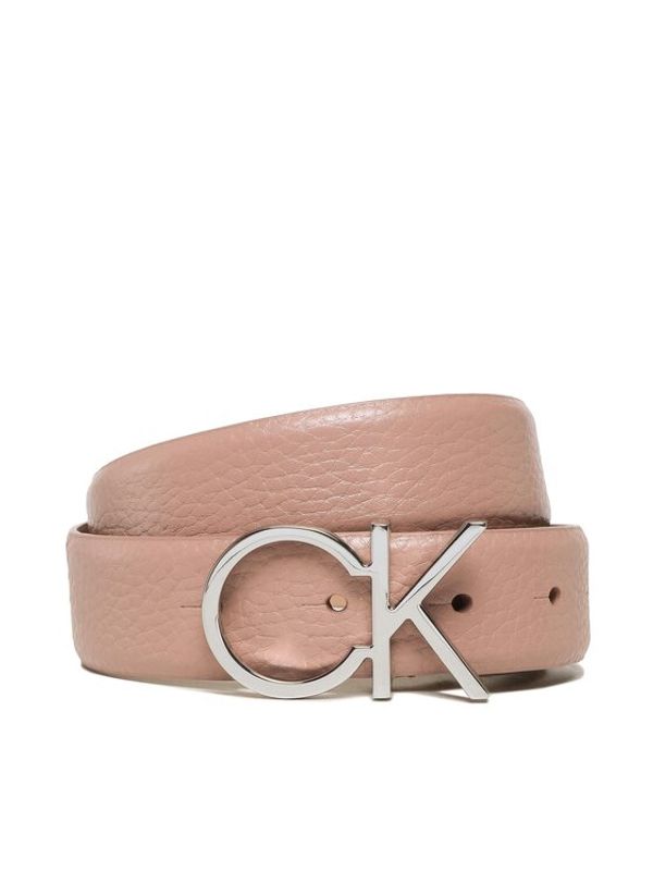 Calvin Klein Calvin Klein Ženski pas Re-Lock Ck Logo Belt 30mm Pbl K60K610413 Roza