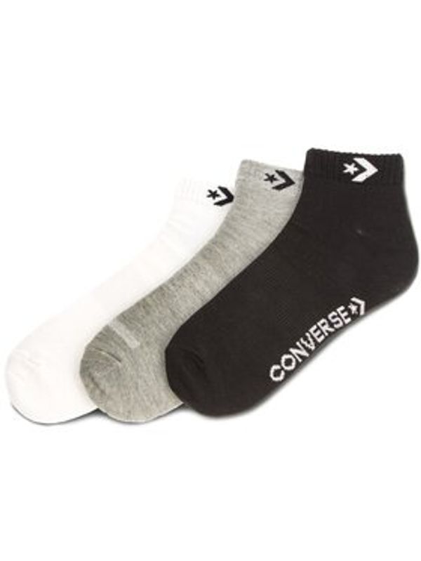 Converse Converse Set 3 parov unisex nizkih nogavic E746A-3020 Bela