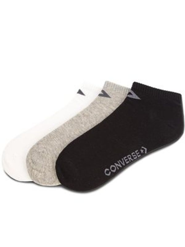 Converse Converse Set 3 parov unisex nizkih nogavic E747A-3010 Bela