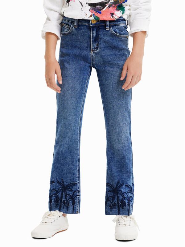 Desigual Desigual Jeans hlače 23SGDD06 Siva Regular Fit