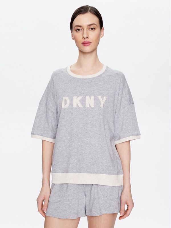 DKNY DKNY Pižama YI3919259 Siva Regular Fit