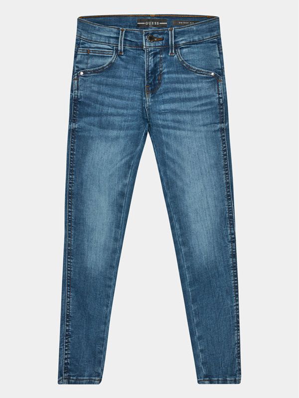 Guess Guess Jeans hlače J3YA16 D4CA0 Modra Skinny Fit