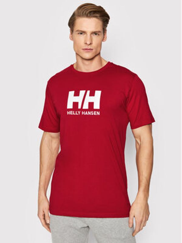 Helly Hansen Helly Hansen Majica Logo 33979 Rdeča Regular Fit