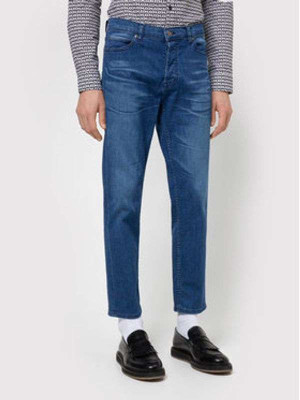 Hugo Hugo Jeans hlače 634 50449225 Modra Tapered Fit