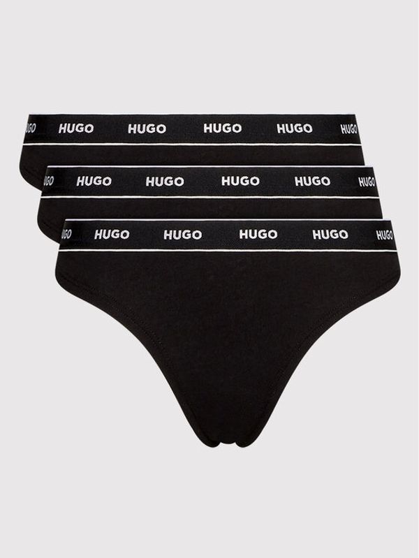 Hugo Hugo Set 3 parov tangic 50469681 Črna