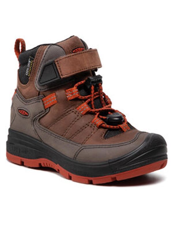 Keen Keen Trekking čevlji Redwood Mid Wp 1023884 Rjava