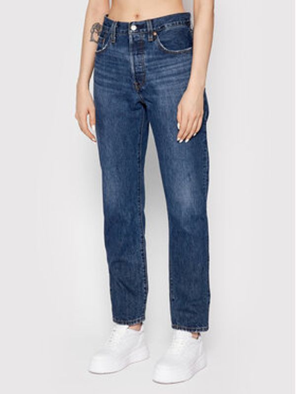 Levi's® Levi's® Jeans hlače 501® Crop 36200-0224 Modra Cropped Fit