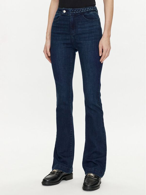 Morgan Morgan Jeans hlače 222-PKELY Mornarsko modra Straight Fit