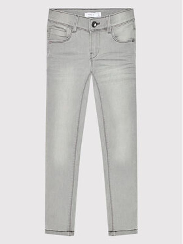 NAME IT NAME IT Jeans hlače Polly 13197308 Siva Skinny Fit