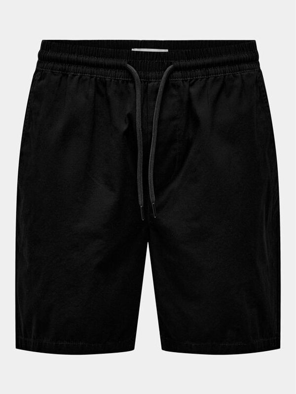 Only & Sons Only & Sons Kratke hlače iz tkanine Tel 22027949 Črna Regular Fit