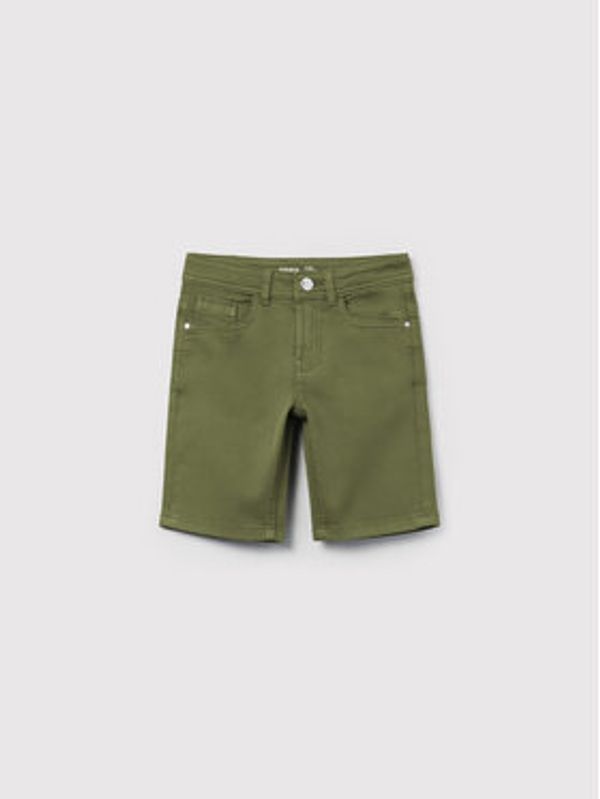 OVS OVS Jeans kratke hlače 1492805 Zelena Regular Fit