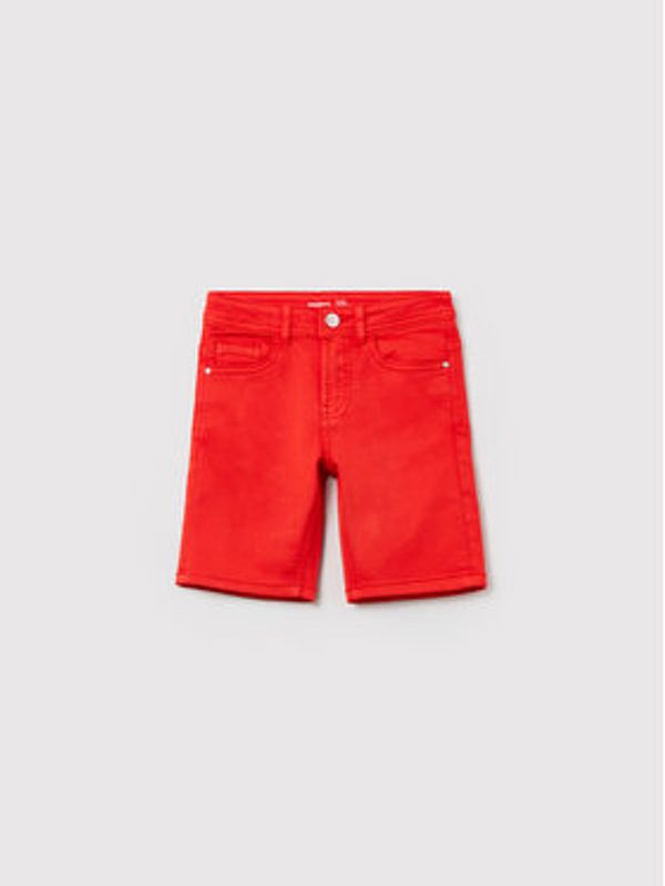 OVS OVS Jeans kratke hlače 1492819 Rdeča Regular Fit