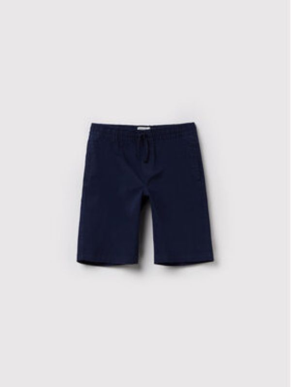 OVS OVS Kratke hlače iz tkanine 1445878 Mornarsko modra Regular Fit
