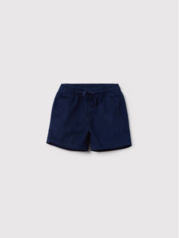 OVS OVS Kratke hlače iz tkanine 1474493 Mornarsko modra Regular Fit