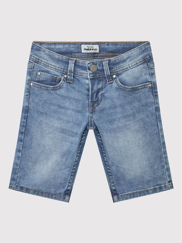 Pepe Jeans Pepe Jeans Jeans kratke hlače PB800692ML2 Modra Slim Fit