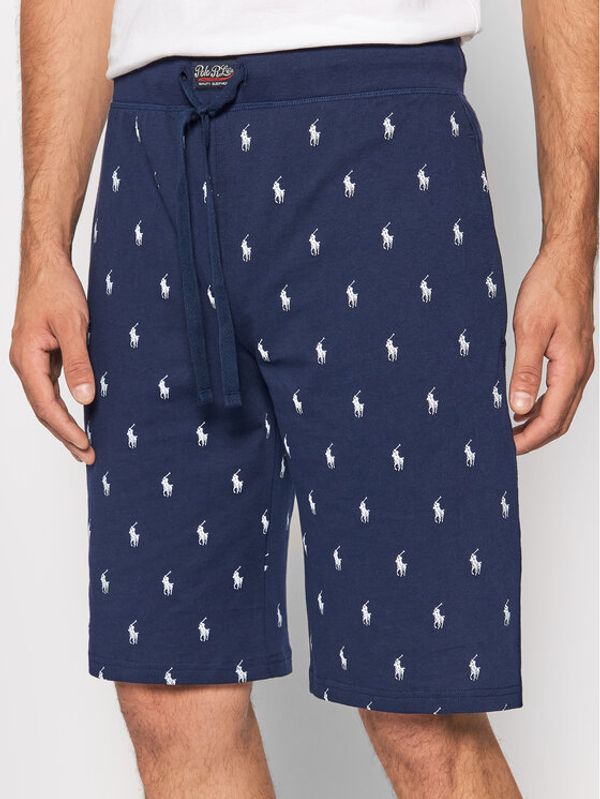 Polo Ralph Lauren Polo Ralph Lauren Kratke hlače pižama Sle 714844765001 Mornarsko modra