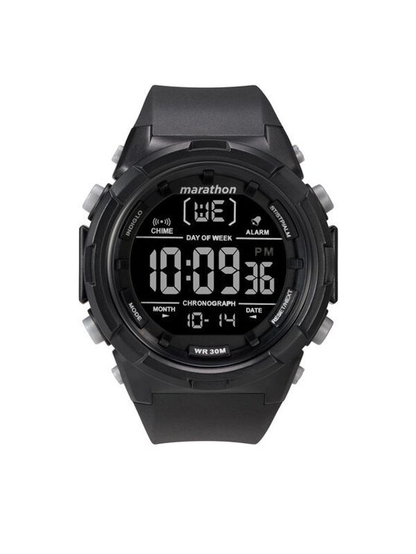 Timex Timex Ročna ura Marathon TW5M22300 Črna