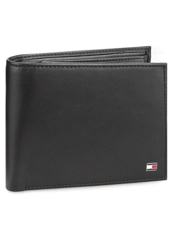 Tommy Hilfiger Tommy Hilfiger Velika moška denarnica Eton Cc Flap And Coin Pocket AM0AM00652 Črna