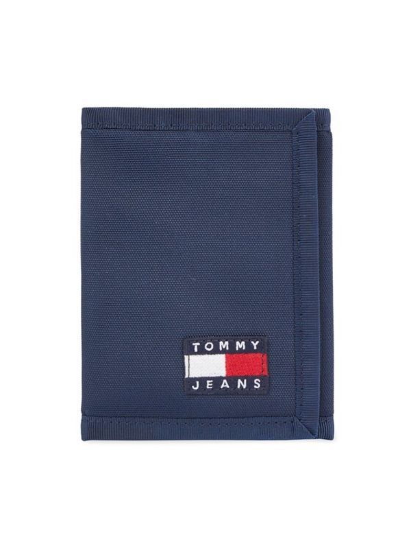 Tommy Jeans Tommy Jeans Velika moška denarnica Tjm Ess Daily Nylon Trifold AM0AM12083 Mornarsko modra