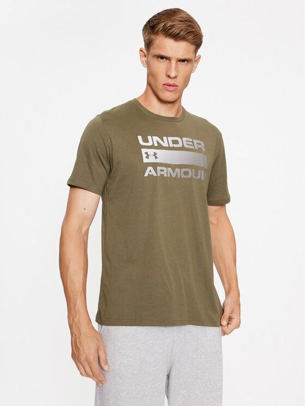 Under Armour Under Armour Majica Ua Team Issue Wordmark Ss 1329582 Khaki Loose Fit