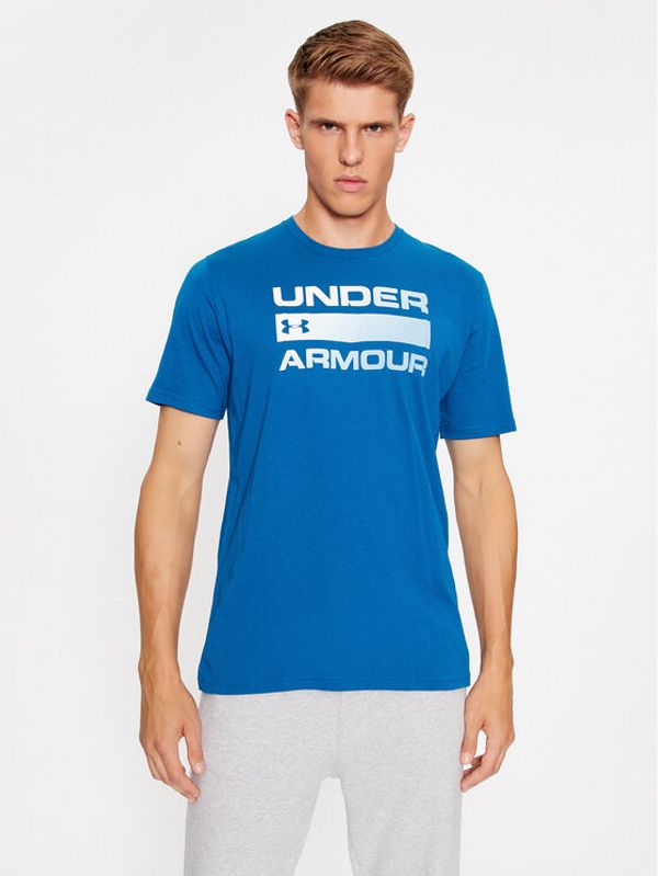 Under Armour Under Armour Majica Ua Team Issue Wordmark Ss 1329582 Modra Loose Fit