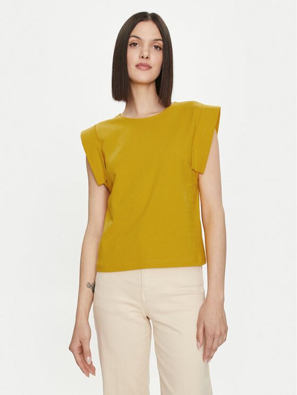 United Colors Of Benetton United Colors Of Benetton Bluza 3BL0D1077 Rumena Regular Fit