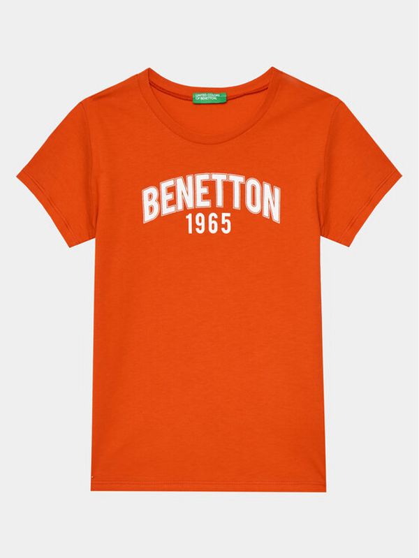 United Colors Of Benetton United Colors Of Benetton Majica 3096C10H9 Rdeča Regular Fit