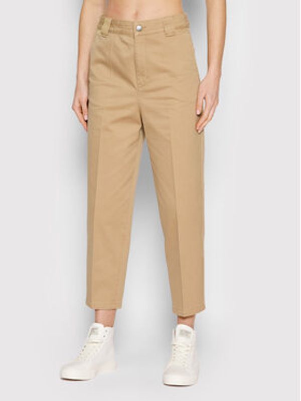 United Colors Of Benetton United Colors Of Benetton Chino hlače 4T33DF005 Rjava Cropped Fit