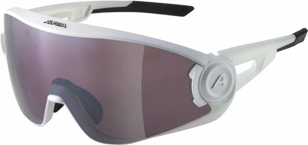 Alpina Alpina 5w1ng Q White Matt/Red Kolesarska očala