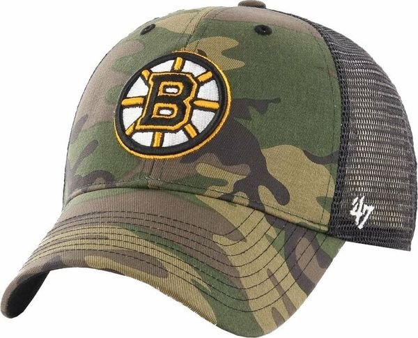Boston Bruins Boston Bruins NHL '47 MVP Camo Branson Camo Hokejska kapa s šiltom