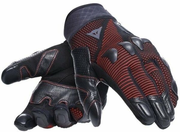 Dainese Dainese Unruly Ergo-Tek Gloves Black/Fluo Red S Motoristične rokavice
