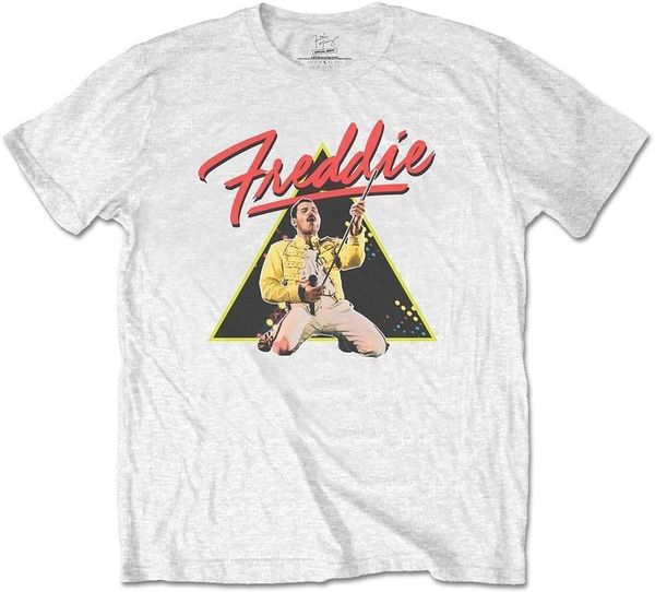 Freddie Mercury Freddie Mercury Majica Triangle White XL