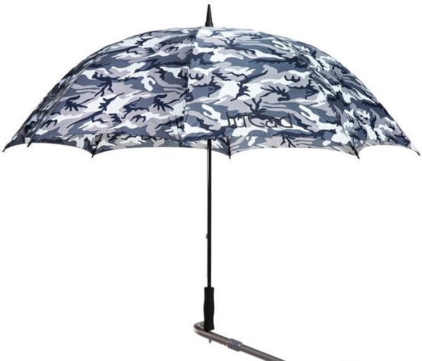 Jucad Jucad Umbrella Telescopic with Pin Camouflage/Grey