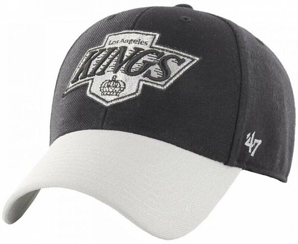 Los Angeles Kings Los Angeles Kings NHL '47 MVP Vintage Two Tone Logo Black Hokejska kapa s šiltom