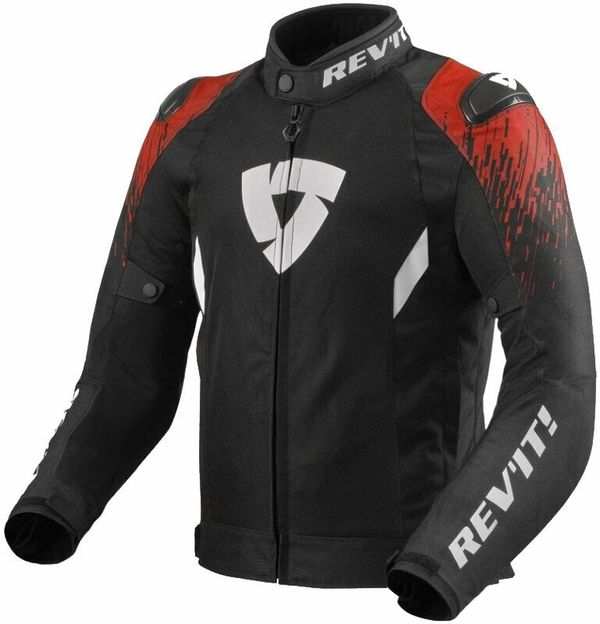 Rev'it! Rev'it! Quantum 2 Air Black/Red XL Tekstilna jakna