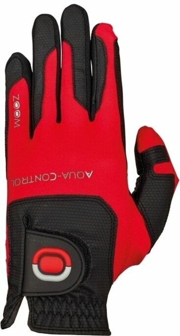 Zoom Gloves Zoom Gloves Aqua Control Mens Golf Glove Black/Red