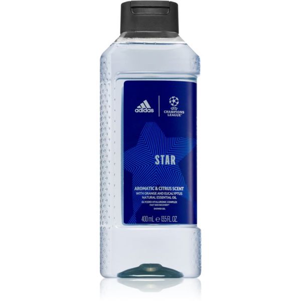 Adidas Adidas UEFA Champions League Star osvežujoč gel za prhanje za moške 400 ml