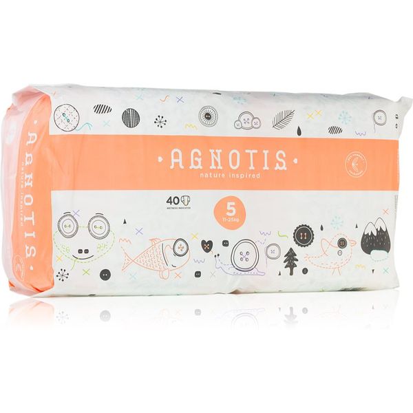 Agnotis Agnotis Baby Diapers No 5 plenice za enkratno uporabo 11-25 kg 40 kos