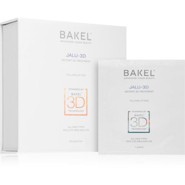 Bakel Bakel Jalu-3D zdravilna nega s hialuronsko kislino 40 kos