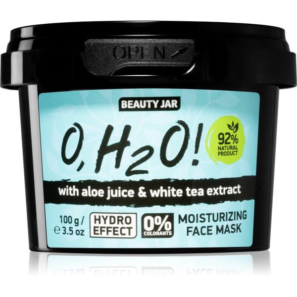 Beauty Jar Beauty Jar O, H2O! vlažilna maska za obraz z aloe vero 120 g