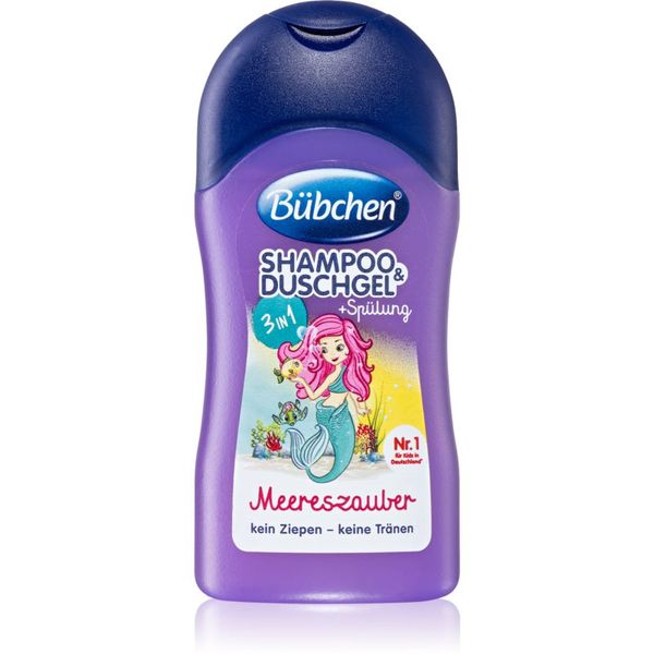Bübchen Bübchen Kids 3 in 1 3 v 1 šampon, balzam in gel za prhanje za otroke 50 ml