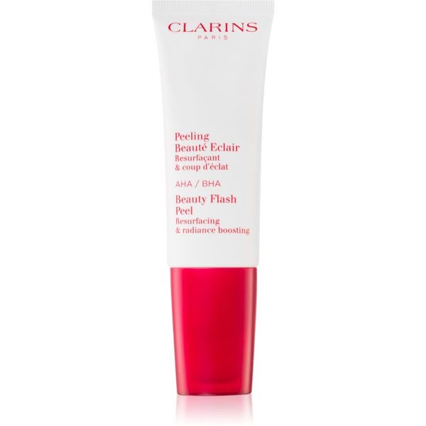 Clarins Clarins Beauty Flash Peel piling za glajenje in prehrano kože za takojšnjo posvetlitev 50 ml